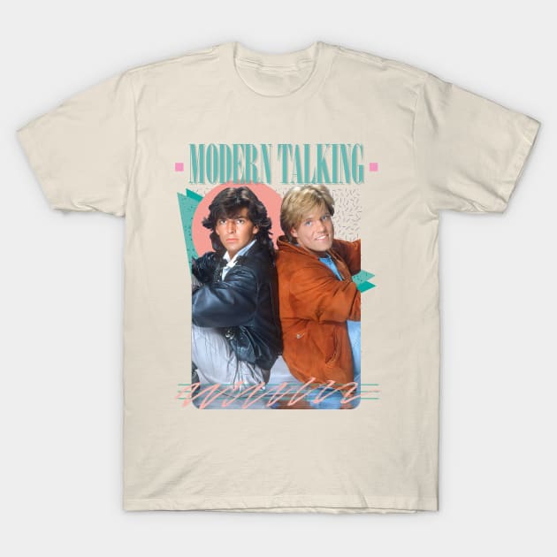 Modern Talking / 80s Fan Design T-Shirt by DankFutura